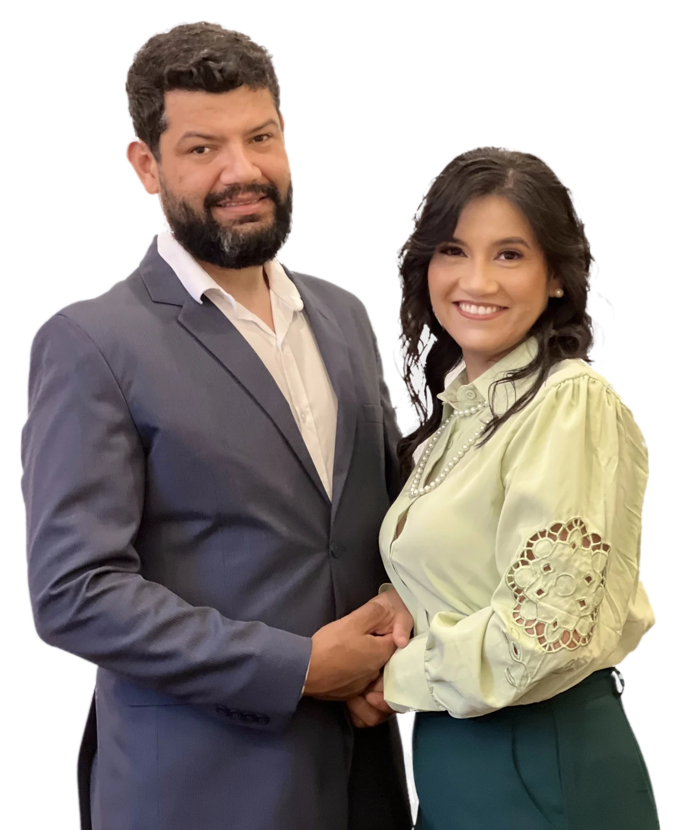 Luiz Paulo e Alê, o Casal Analista, lado a lado